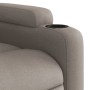 Liftable reclining electric massage chair taupe fabric by , Armchairs - Ref: Foro24-3204526, Price: 344,26 €, Discount: %