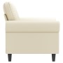 Sillón cuero sintético crema 60 cm de , Sofás - Ref: Foro24-359495, Precio: 181,99 €, Descuento: %