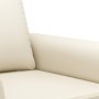 Sillón cuero sintético crema 60 cm de , Sofás - Ref: Foro24-359495, Precio: 181,85 €, Descuento: %