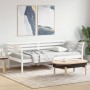 Sofá cama de madera maciza de pino blanco 100x200 cm de , Camas y somieres - Ref: Foro24-842875, Precio: 129,09 €, Descuento: %