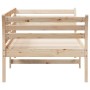 Sofá cama de madera maciza de pino 75x190 cm de , Camas y somieres - Ref: Foro24-842882, Precio: 98,74 €, Descuento: %