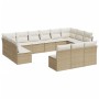 Set Gartensofas mit Kissen 13 Stück synthetisches Rattan beige von , Gartensets - Ref: Foro24-3250227, Preis: 1,00 €, Rabatt: %