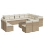 Set Gartensofas mit Kissen 13 Stück synthetisches Rattan beige von , Gartensets - Ref: Foro24-3250317, Preis: 1,00 €, Rabatt: %