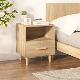 Oak Sonoma bedside table 40x35x47 cm by vidaXL, Nightstands - Ref: Foro24-812012, Price: 53,88 €, Discount: %