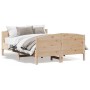 Estructura de cama con cabecero madera maciza pino 135x190 cm de , Camas y somieres - Ref: Foro24-3216182, Precio: 177,62 €, ...