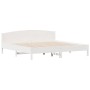 Estructura de cama con cabecero madera de pino blanco 200x200cm de , Camas y somieres - Ref: Foro24-3216189, Precio: 225,79 €...