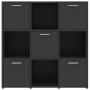 Plywood gray bookshelf 90x30x90 cm by , Bookcases and shelves - Ref: Foro24-802932, Price: 108,34 €, Discount: %