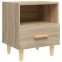 Oak Sonoma bedside table 40x35x47 cm by vidaXL, Nightstands - Ref: Foro24-812012, Price: 53,88 €, Discount: %