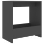 Gray plywood side table 50x26x50 cm by , Side tables - Ref: Foro24-806689, Price: 31,99 €, Discount: %