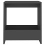 Gray plywood side table 50x26x50 cm by , Side tables - Ref: Foro24-806689, Price: 31,99 €, Discount: %