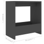 Gray plywood side table 50x26x50 cm by , Side tables - Ref: Foro24-806689, Price: 31,99 €, Discount: %