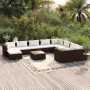 11-teiliges Gartenmöbel-Set und Kissen synthetisches Rattan braun von , Gartensets - Ref: Foro24-3102690, Preis: 891,48 €, Ra...