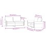 Set von Sofas mit 2 Stück dunkelgrauen Samtkissen von , Sofas - Ref: Foro24-3202211, Preis: 511,72 €, Rabatt: %