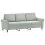 Sofagarnitur mit 2 Stück hellgrauen Samtkissen von , Sofas - Ref: Foro24-3202270, Preis: 584,39 €, Rabatt: %