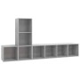 Set de muebles de salón 3 pzas madera ingeniería gris hormigón de , Muebles TV - Ref: Foro24-3079830, Precio: 129,72 €, Descu...