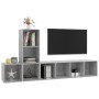 3 Stück Holzwerkstoff Wohnzimmermöbel Set Beton Grau von , TV-Möbel - Ref: Foro24-3079830, Preis: 129,72 €, Rabatt: %