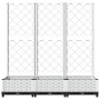 Pflanzgefäß mit weißem PP-Gitter 120x40x121,5 cm von , Töpfe und Pflanzgefäße - Ref: Foro24-153283, Preis: 80,03 €, Rabatt: %