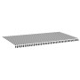 Spare fabric for anthracite gray and white 6x3 m awning by , Awnings - Ref: Foro24-311993, Price: 82,21 €, Discount: %