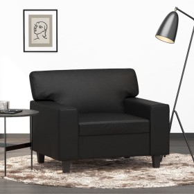 Black synthetic leather armchair 60 cm by , Sofas - Ref: Foro24-359407, Price: 167,48 €, Discount: %