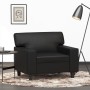 Sillón cuero sintético negro 60 cm de , Sofás - Ref: Foro24-359407, Precio: 167,96 €, Descuento: %