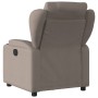 Sillón reclinable de masaje eléctrico tela gris taupe de , Sillones - Ref: Foro24-3204478, Precio: 286,52 €, Descuento: %