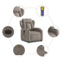 Sillón reclinable de masaje eléctrico tela gris taupe de , Sillones - Ref: Foro24-3204478, Precio: 286,52 €, Descuento: %