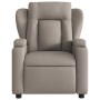 Sillón reclinable de masaje eléctrico tela gris taupe de , Sillones - Ref: Foro24-3204478, Precio: 286,52 €, Descuento: %