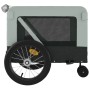 Fahrradanhänger Haustiere Bügeleisen Oxford Stoff grau schwarz von , Kinderwagen für Haustiere - Ref: Foro24-93937, Preis: 88...