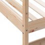 Loft bed with solid pine wood desk 100x200 cm by , Beds and slatted bases - Ref: Foro24-842846, Price: 211,99 €, Discount: %