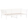 Solid white pine wood sofa bed 90x200 cm by , Beds and slatted bases - Ref: Foro24-842871, Price: 126,88 €, Discount: %