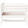 Solid white pine wood sofa bed 90x200 cm by , Beds and slatted bases - Ref: Foro24-842871, Price: 126,88 €, Discount: %