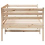 Solid pine wood sofa bed 90x190 cm by , Beds and slatted bases - Ref: Foro24-842878, Price: 102,04 €, Discount: %