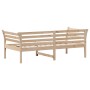 Solid pine wood sofa bed 90x190 cm by , Beds and slatted bases - Ref: Foro24-842878, Price: 102,04 €, Discount: %