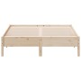 Estructura de cama madera maciza de pino 120x200 cm de , Camas y somieres - Ref: Foro24-842702, Precio: 94,43 €, Descuento: %