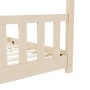 Solid pine wood children's bed frame 90x200 cm by vidaXL, Cribs and beds for children - Ref: Foro24-283366, Price: 234,74 €, ...