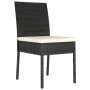 Garden dining chairs 2 units black synthetic rattan by , Garden chairs - Ref: Foro24-317166, Price: 98,83 €, Discount: %