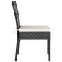 Garden dining chairs 2 units black synthetic rattan by , Garden chairs - Ref: Foro24-317166, Price: 98,83 €, Discount: %