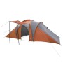 Tienda familiar con cúpula impermeable 6 personas gris naranja de , Tiendas de campaña - Ref: Foro24-94345, Precio: 141,11 €,...