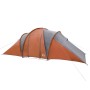 Tienda familiar con cúpula impermeable 6 personas gris naranja de , Tiendas de campaña - Ref: Foro24-94345, Precio: 141,11 €,...