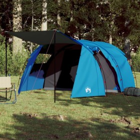 Tunnel tent for 4 people, waterproof, blue. by , tents - Ref: Foro24-94398, Price: 150,99 €, Discount: %