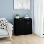 Black plywood sideboard 80x36x75 cm by , Sideboards - Ref: Foro24-801833, Price: 123,90 €, Discount: %