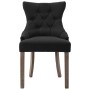 Dining chairs 6 units black fabric by , dining chairs - Ref: Foro24-3058304, Price: 941,23 €, Discount: %