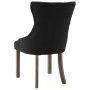 Dining chairs 6 units black fabric by , dining chairs - Ref: Foro24-3058304, Price: 941,23 €, Discount: %