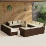 Gartenmöbelset 13-teilig und braune synthetische Rattankissen von , Gartensets - Ref: Foro24-3101594, Preis: 1,00 €, Rabatt: %