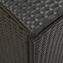 Black synthetic rattan garden storage box 200x50x60 cm by , Outdoor storage boxes - Ref: Foro24-46474, Price: 215,85 €, Disco...