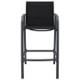 High garden chairs 4 units black textilene by , Garden chairs - Ref: Foro24-48117, Price: 309,25 €, Discount: %