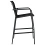 High garden chairs 4 units black textilene by , Garden chairs - Ref: Foro24-48117, Price: 309,25 €, Discount: %