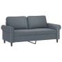 Zweiteilige Sofagarnitur aus dunkelgrauem Samt mit Kissen von , Sofas - Ref: Foro24-3202231, Preis: 536,57 €, Rabatt: %