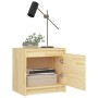 Mesitas de noche 2 uds madera maciza de pino 40x30,5x40 cm de , Mesitas de noche - Ref: Foro24-808114, Precio: 55,41 €, Descu...