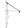 Toldo manual retráctil 100 cm azul y blanco a rayas de , Toldos - Ref: Foro24-145829, Precio: 65,99 €, Descuento: %